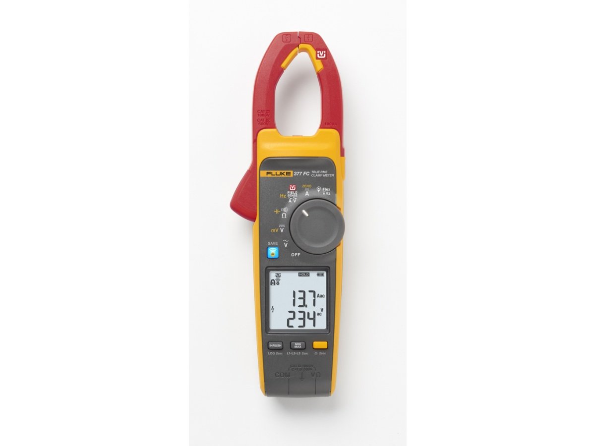 True-rms Non-Contact Voltage AC/DC Clamp Meter with iFlex | FLUKE-378 FC/E